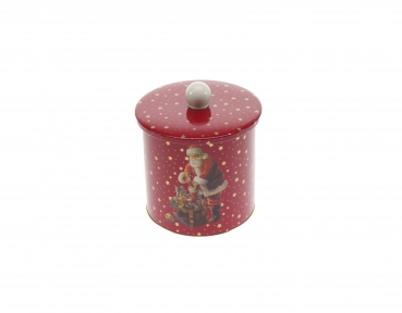 Runde Gebäckdose, Aromadeckel mit Knopf (Klein)